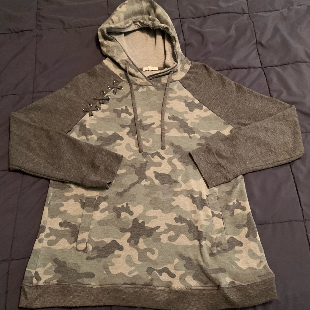 Maurice’s camo hoodie